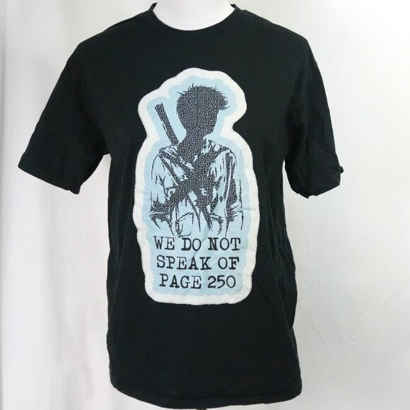 The Maze Runner “We do not speak of page 250” Womens Medium Black Graphic Tee - Picture 1 of 5